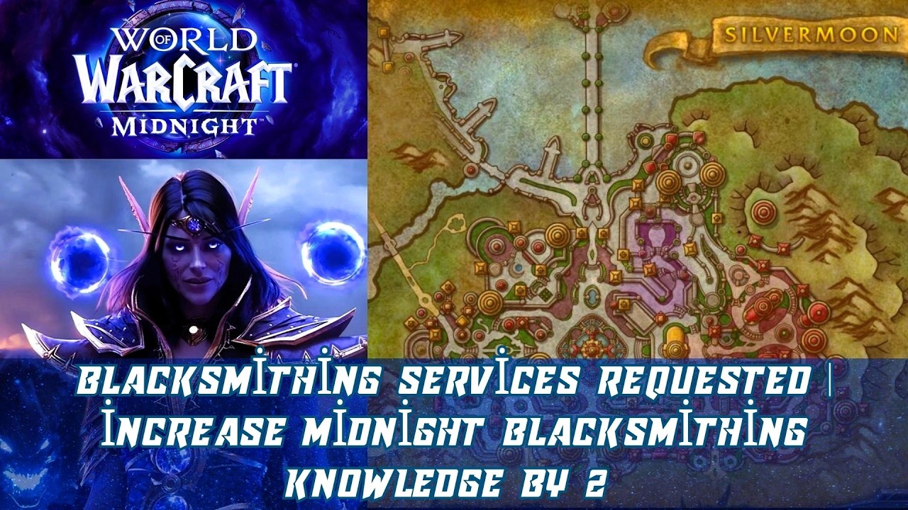 Blacksmithing Services Requested | increase Midnight Blacksmithing Knowledge by 2 | Crafting Order