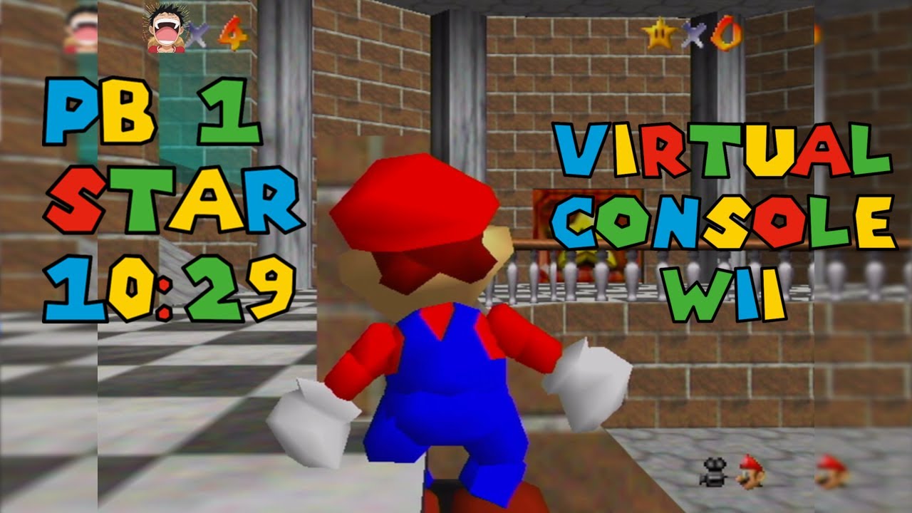 Super Mario 64 Speedrun 1 Star (Virtual Console/Wii) | PB 10:29