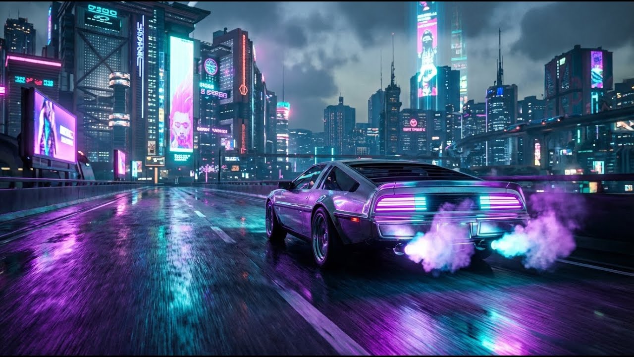 NEON GHOSTS 🌃 Dark Synthwave for Late Night Drives & Deep Thinking