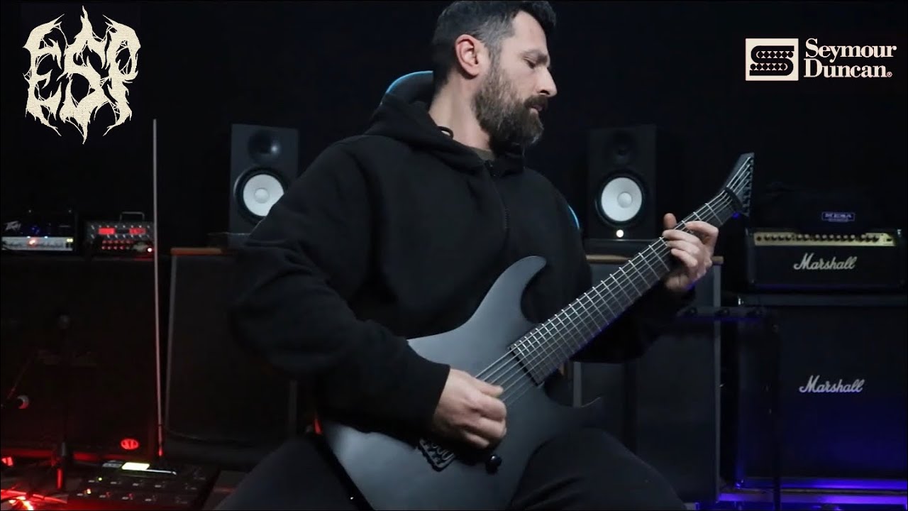 ESP LTD M7 - DARK GROOVE METAL RIFFS ⚡ #SWOLA266 ⚡ RIFF CHALLENGE - SWOLA 266