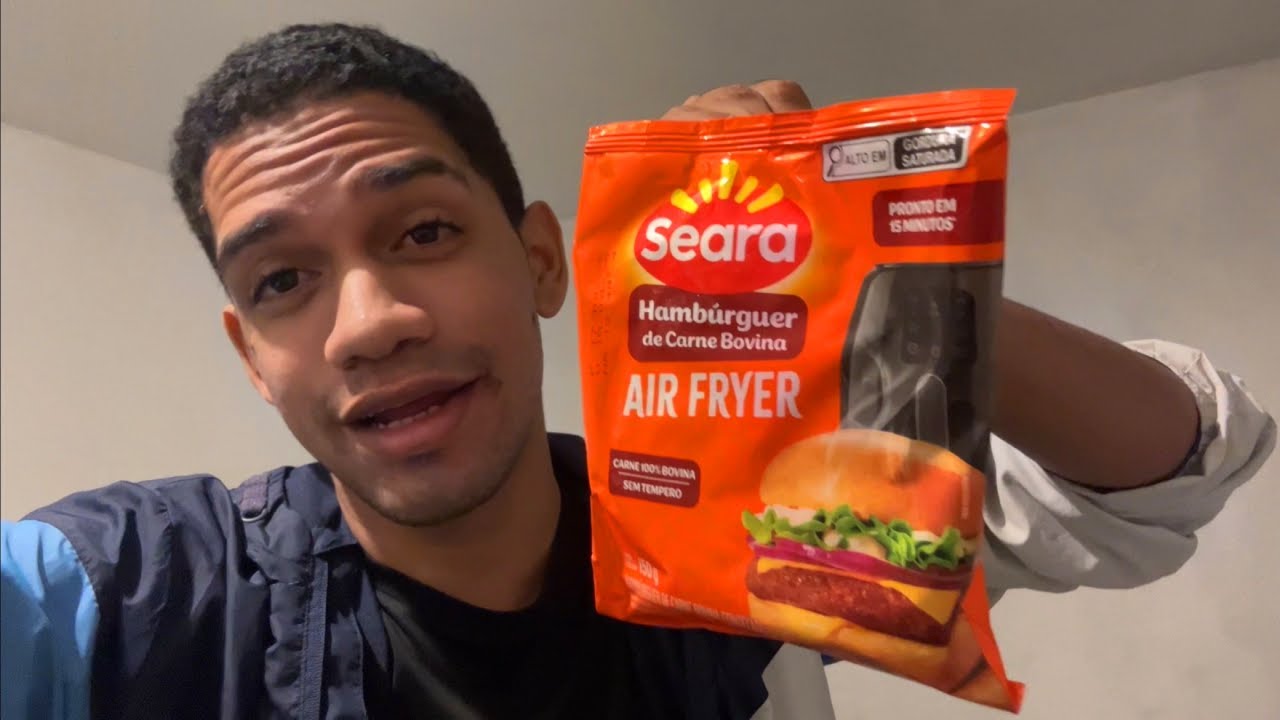JANTINHA COM HAMBURGUER DE AIRFRYER DO FUTURO