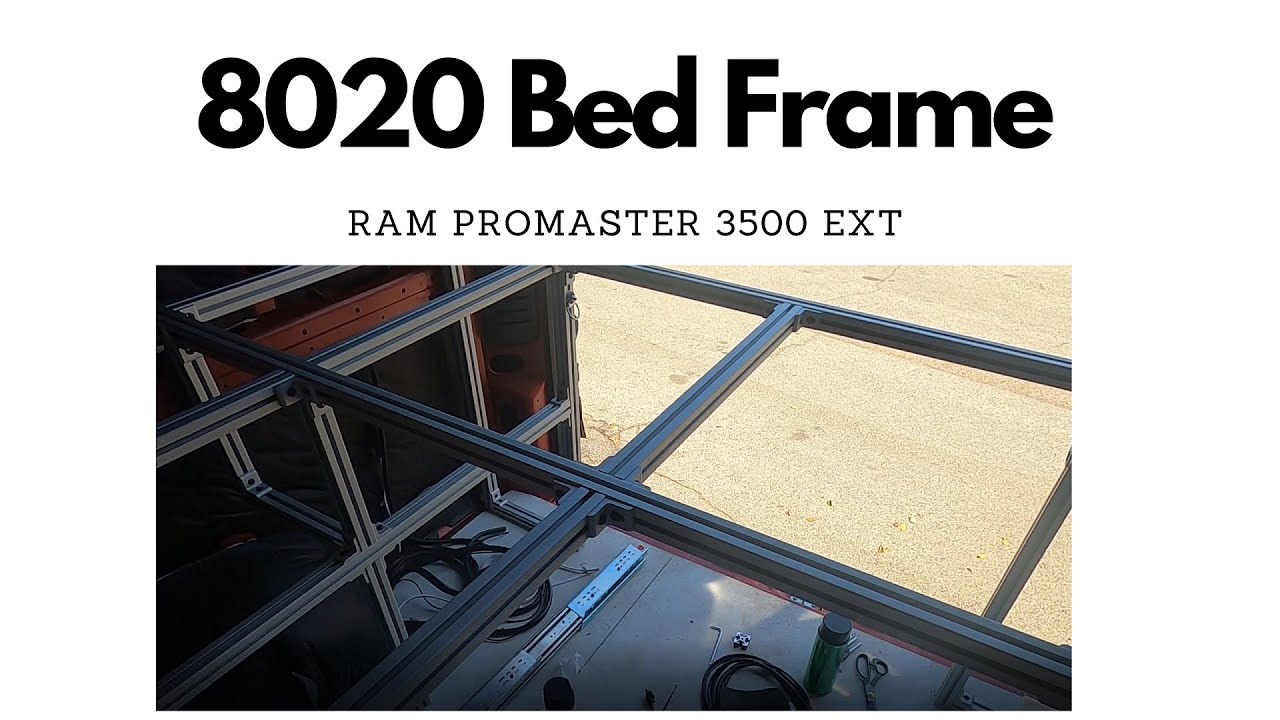 8020 Bed Frame for Ram Promaster 3500 Extended