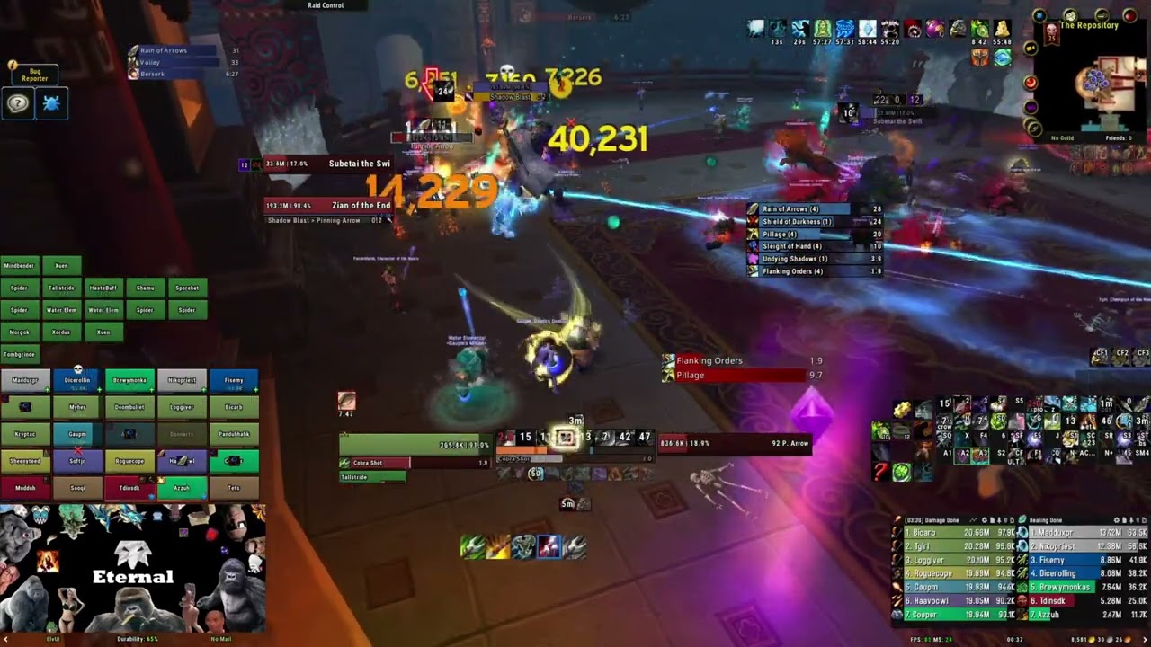 Mists of Pandaria BETA | The Spirit Kings Heroic 25m Kill | Survival Hunter PoV