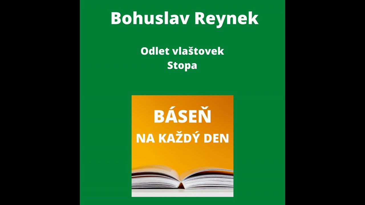 Bohuslav Reynek - Odlet vlaštovek + Stopa