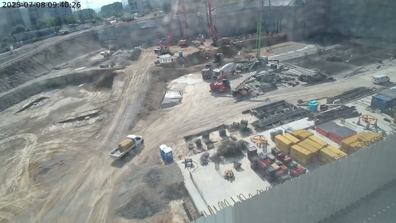 Garitage Park Office Tower 2025 July construction timelapse (cam3)