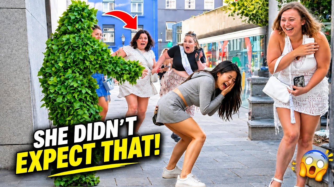 SHE DIDN&rsquo;T EXPECT THAT Bushman Prank Gone Crazy 🤣 Public Reactions Ever