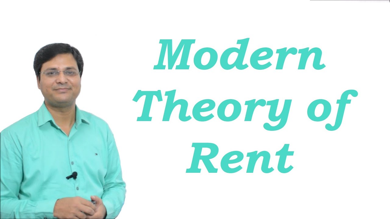 Modern Theory of Rent (Hindi)