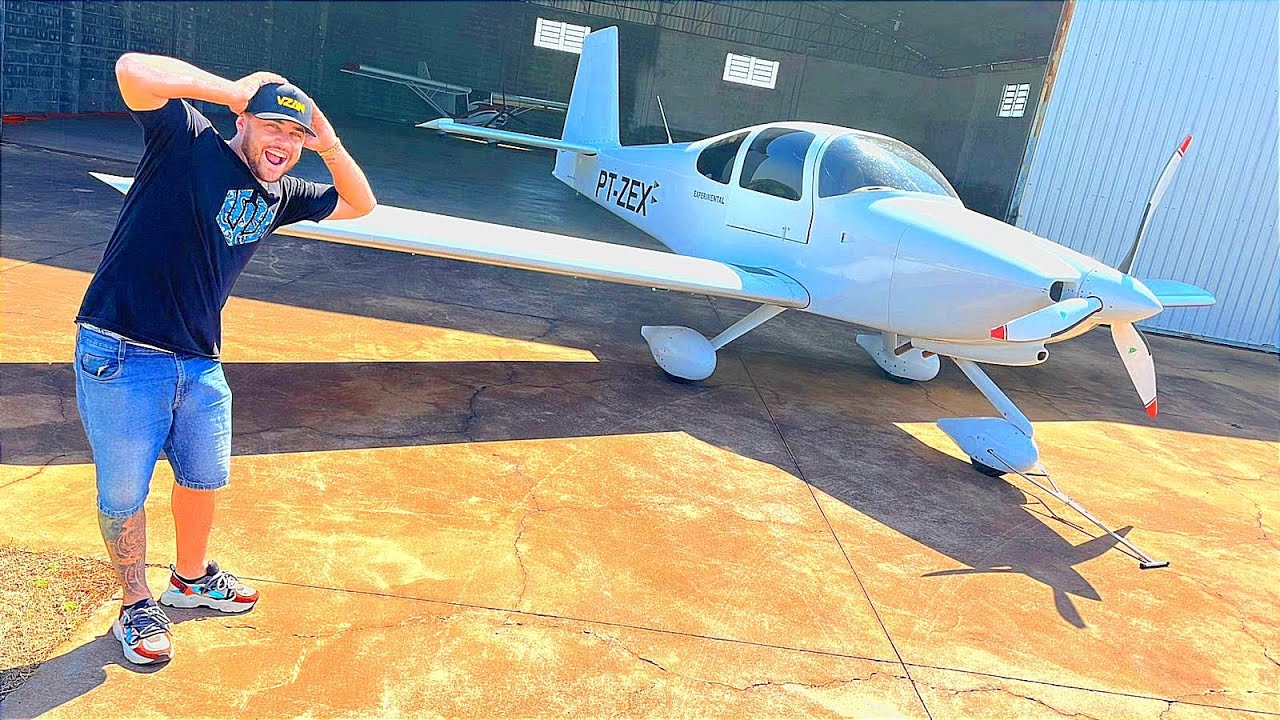 VOEI PELA PRIMEIRA VEZ 🛩️ ,AVIÃO DO RENATO