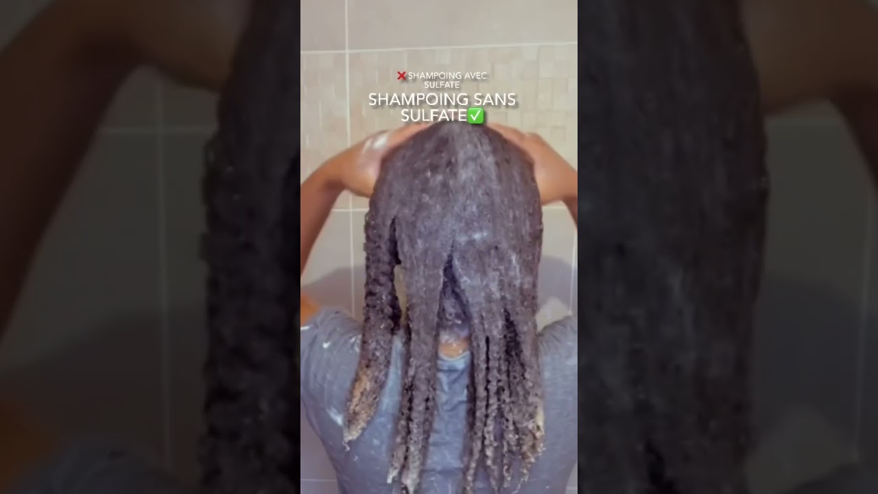 Comment bien laver les cheveux avec un shampoing cheveux naturels #lavagecheveux #cheveuxnaturel