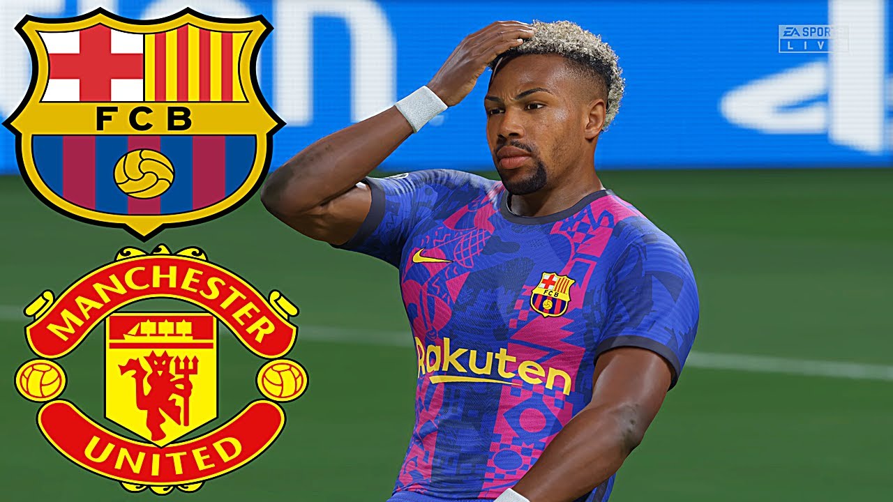 FC BARCELONA vs MANCHESTER UNITED FIFA 22 PS5 Realistic Gameplay & Graphics MOD Ultimate Difficulty