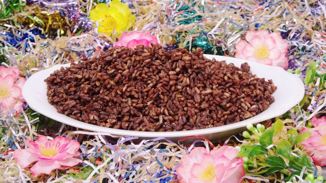 Cách làm gạo lứt sấy giòn, không bị mặn thích hợp cho người ăn kiêng/Crispy dried dragon blood rice