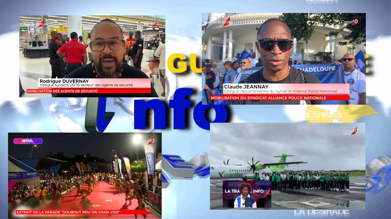 Onews Guadeloupe le Jt de canal 10