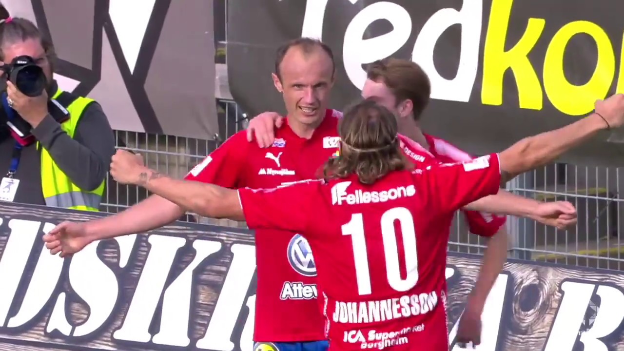 Målen i vinstmatchen mot Landskrona BoIS