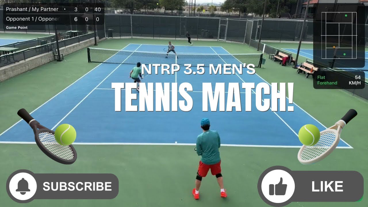 Tennis Practice Session | 3.5 Men’s Double 🎾