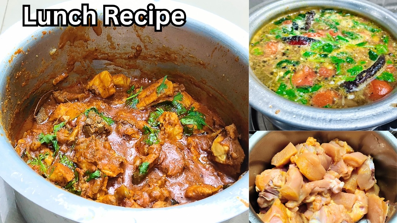 Lunchக்கு இந்த சிக்கன் தொக்கு Try பண்ணுங்க செம சுவை | Easy Rasam with Chicken recipe in Tamil