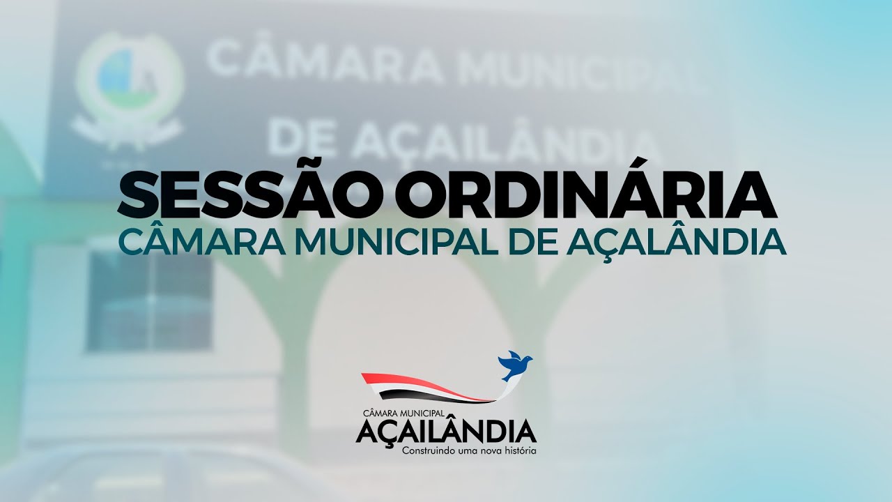 Sessão ordinária desta terça-feira 10/03/2026