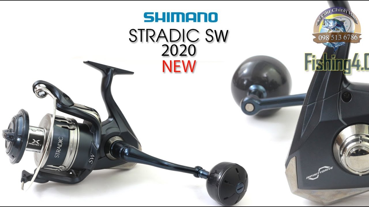 Máy câu Shimano Stradic SW6000HG SW8000HG - New 2020 ! 6000 - 6200k / 8000 6500k