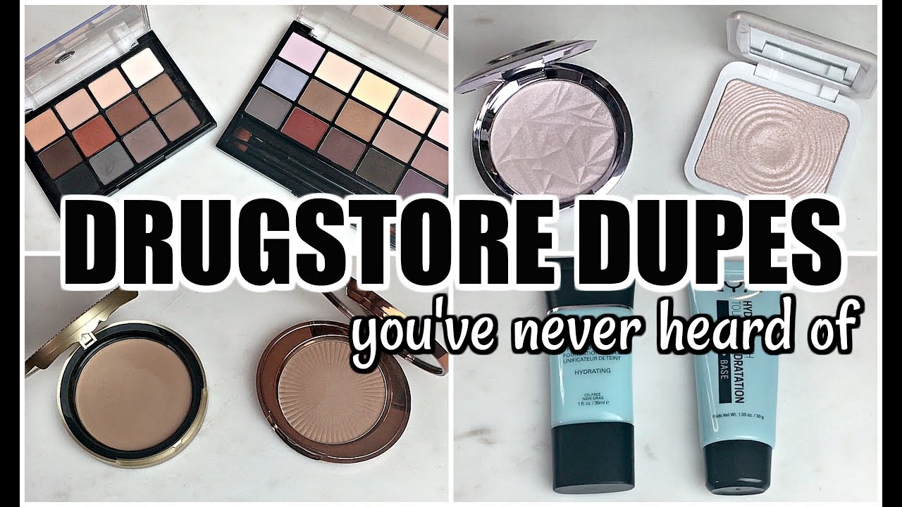 2017 DRUGSTORE DUPES You've Never Heard Of