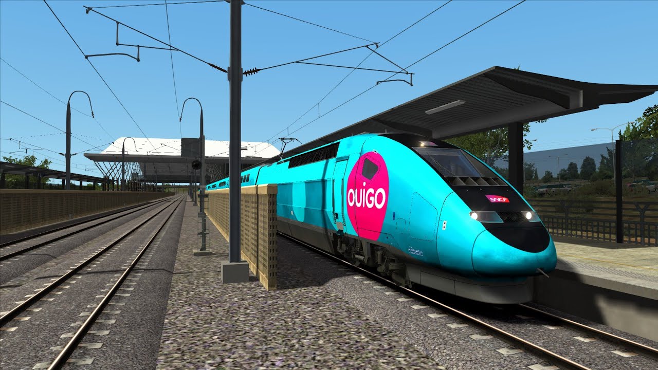Train Simulator 2017/ TGV OUIGO / LGV Méditerranée - Marseille - Avignon/ Scénario France Simu