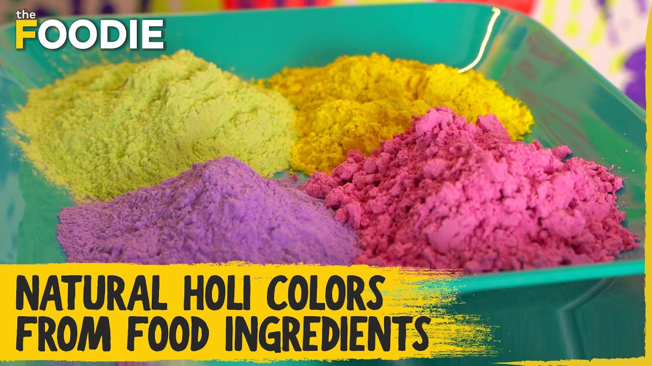 DIY Natural Holi Colors From Food Ingredients at home | Play Safe Holi with Organic Colors