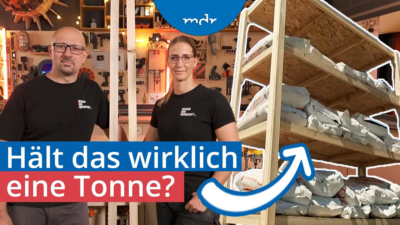 Schwerlastregal selber bauen | ARD Marktcheck checkt ... Bauhaus | MDR