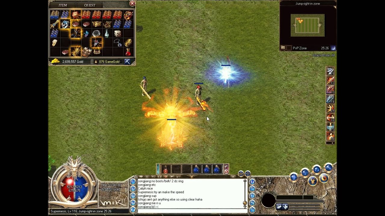 Legend Of Mir Arcadia Fun Fights Supremesis, Caliph and co