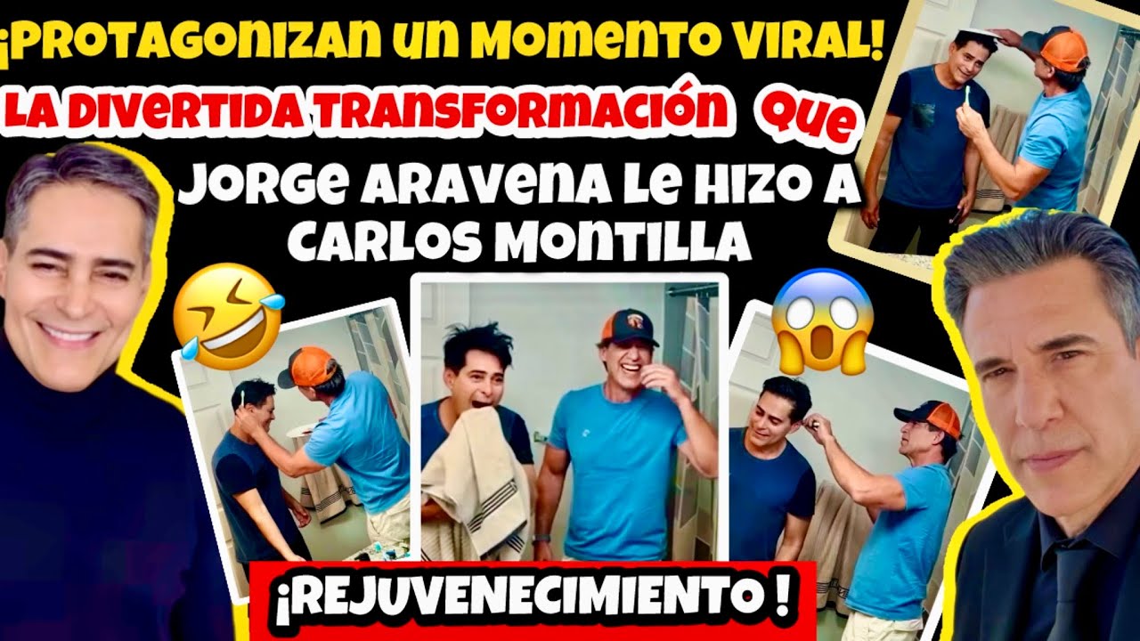La Divertidísima Transformación que Jorge Aravena le Hizo a Carlos Montilla  un momento viral