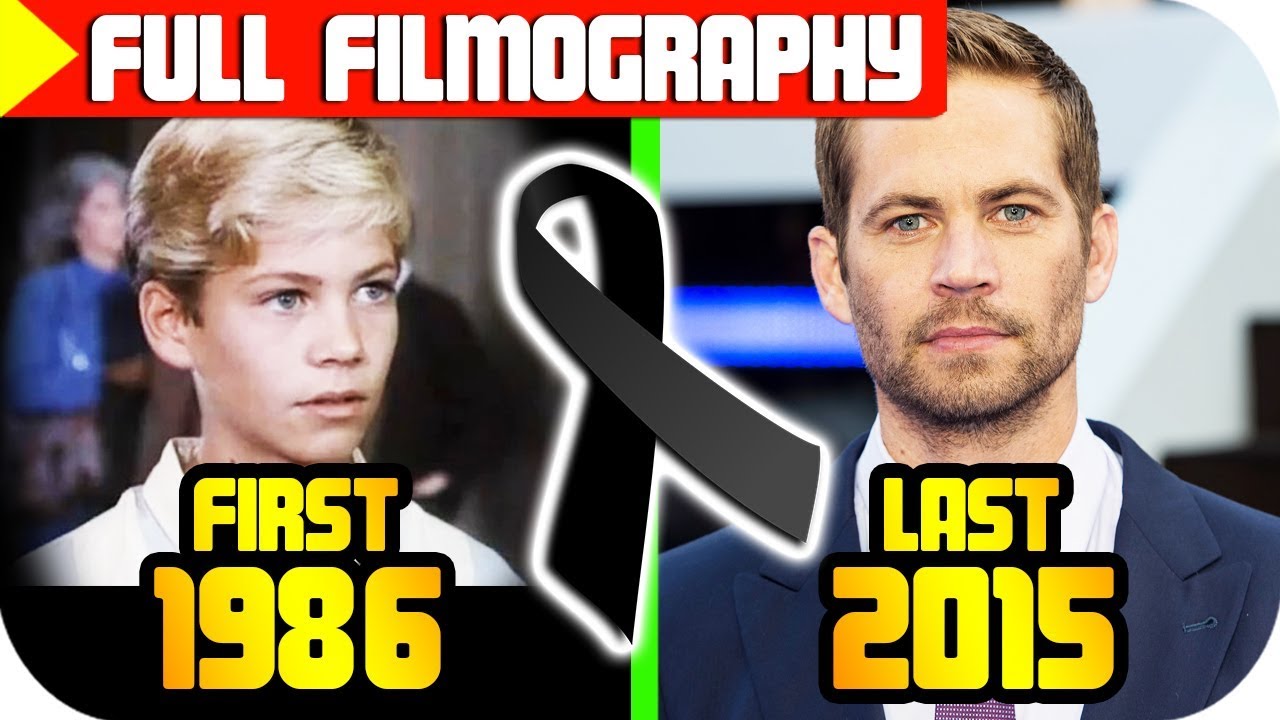 Paul Walker MOVIES List ᴴᴰ 🔴 [From 1987 to 2017], Paul Walker 2018 FILMS | Filmography