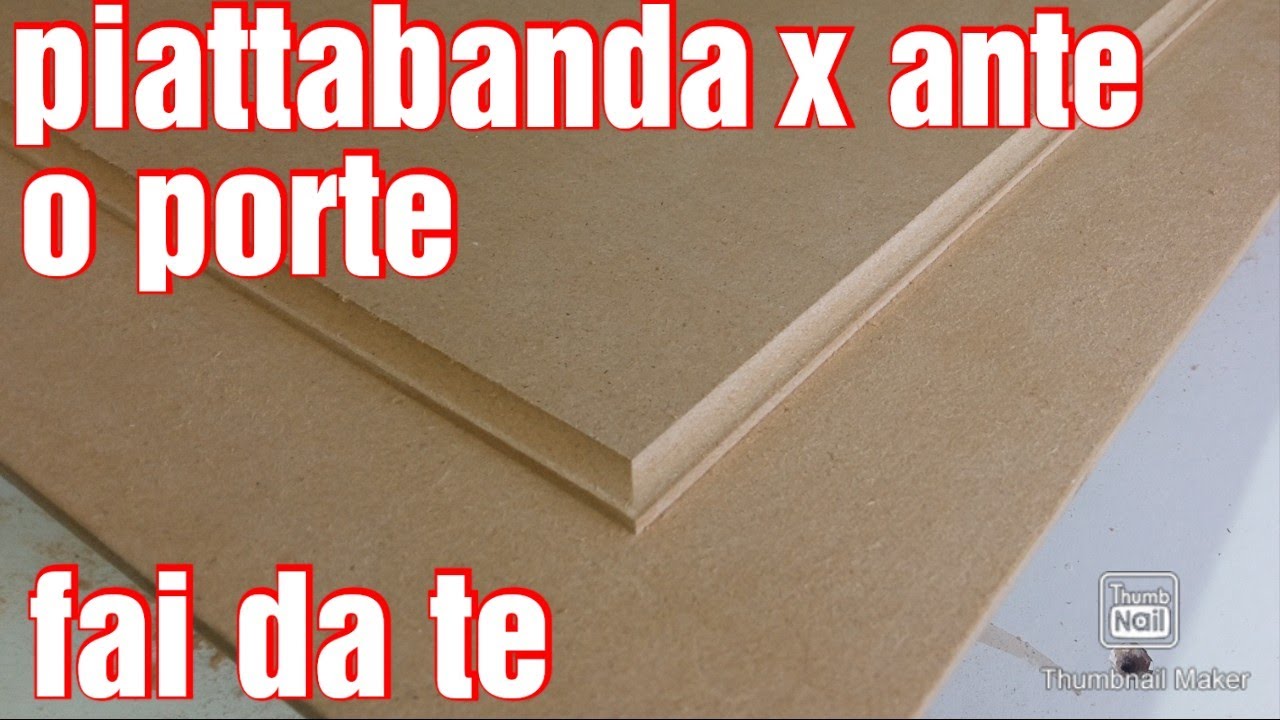 Come realizzare una piattabanda per delle ante o porte