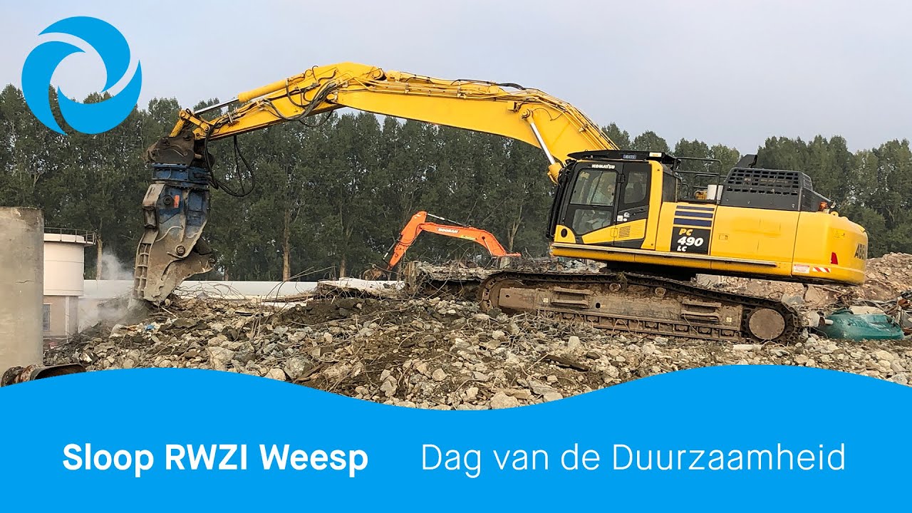 Dag van de Duurzaamheid  |  Sloop van de oude RWZI Weesp