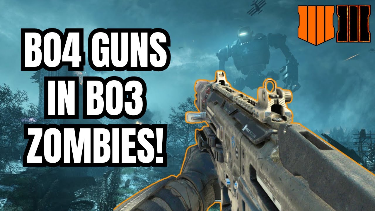BO4 GUNS IN BO3 ZOMBIES (BO3 Zombies BO4 Weapons Pack Mod on Origins)
