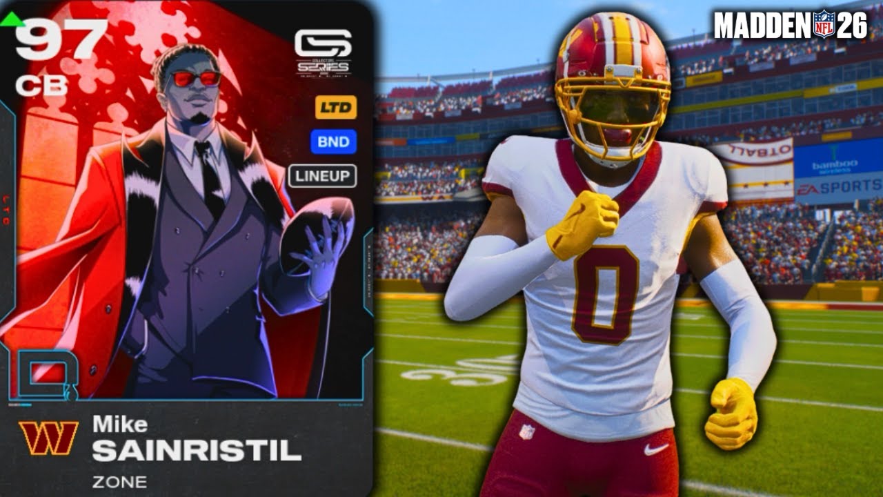Майк Сайнристил — лучший игрок в тематической команде Commanders в Madden 26!