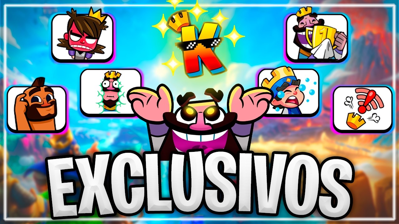 ¡Los Emotes Más EXCLUSIVOS y LEGENDARIOS de Clash Royale 2026!!!