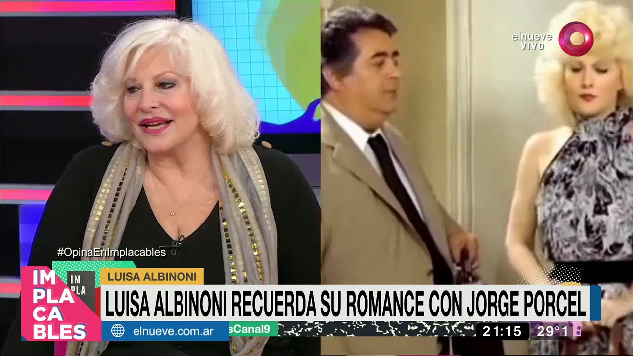 La historia de amor de Luisa Albinoni y Jorge Porcel