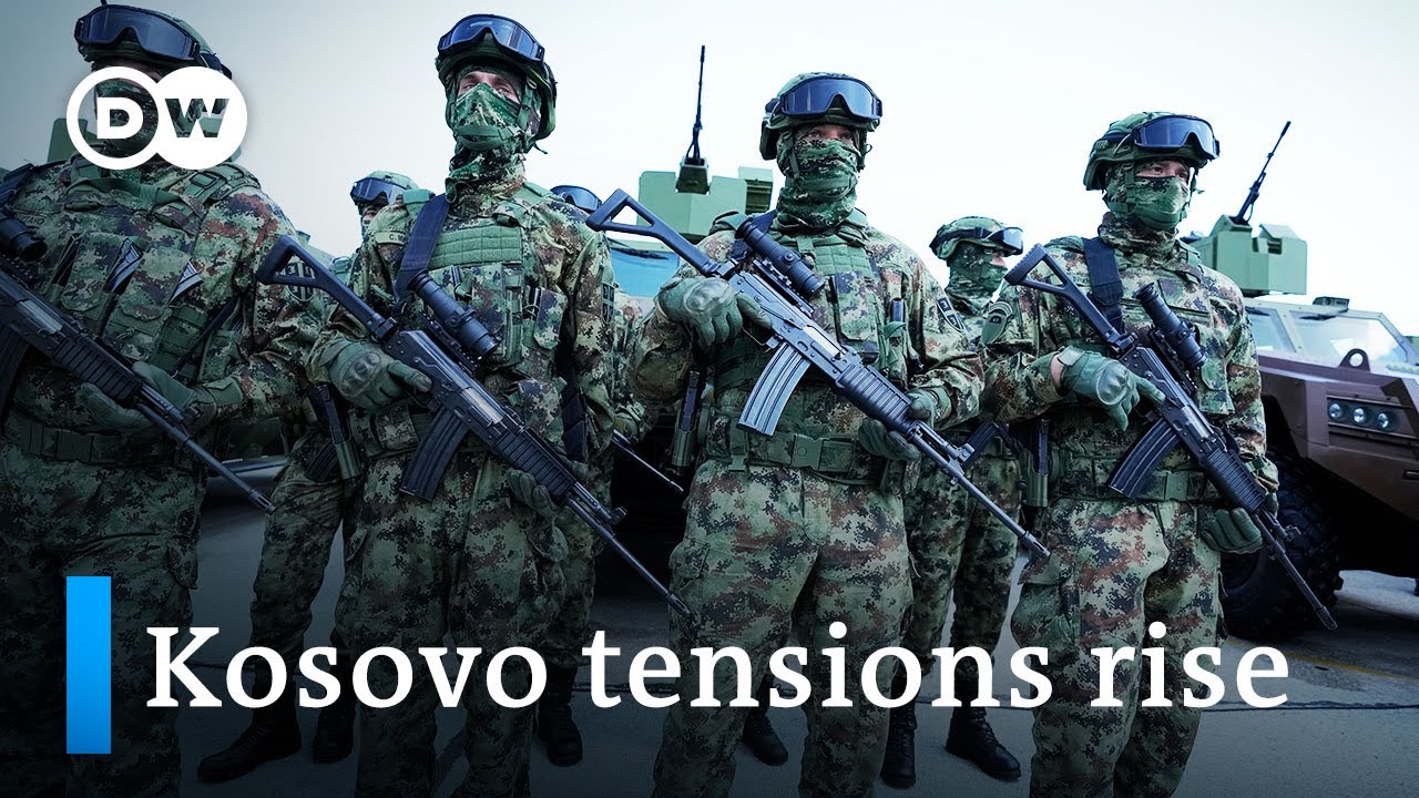 US tells Serbia to pull back military from Kosovo border | DW News