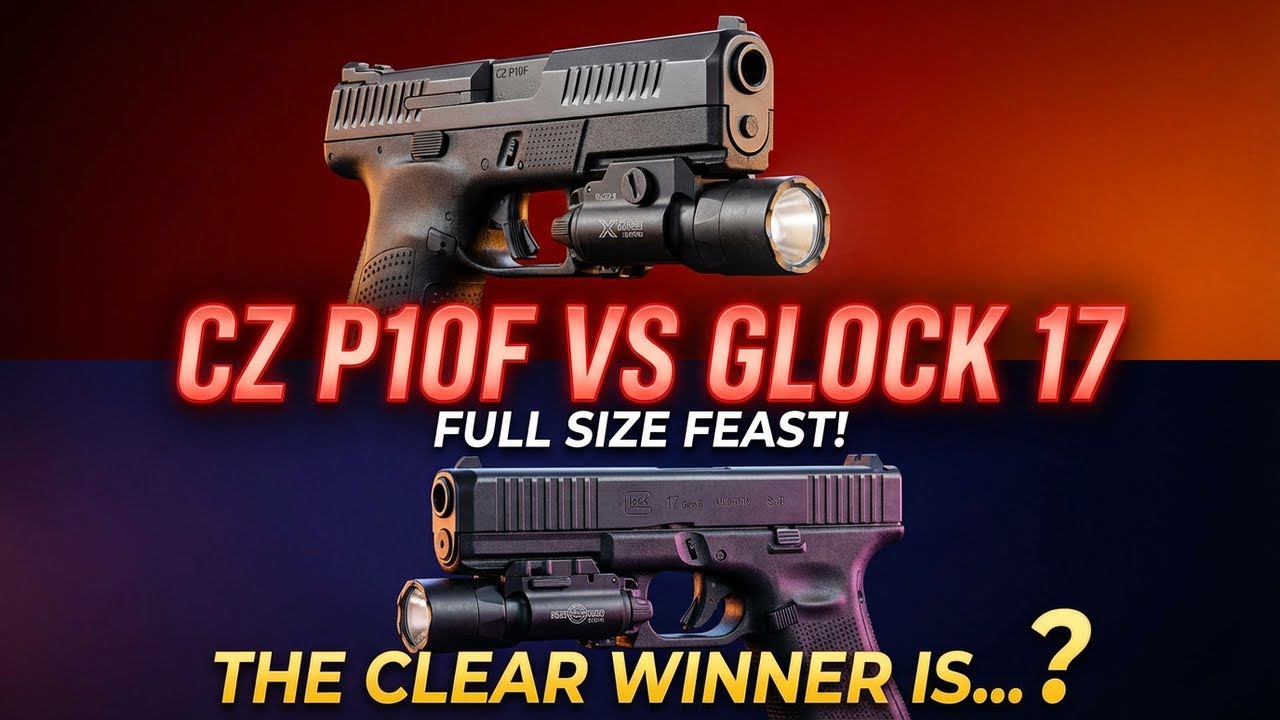 CZ P10F VS Glock 17 Gen 5 Full Size Feast!