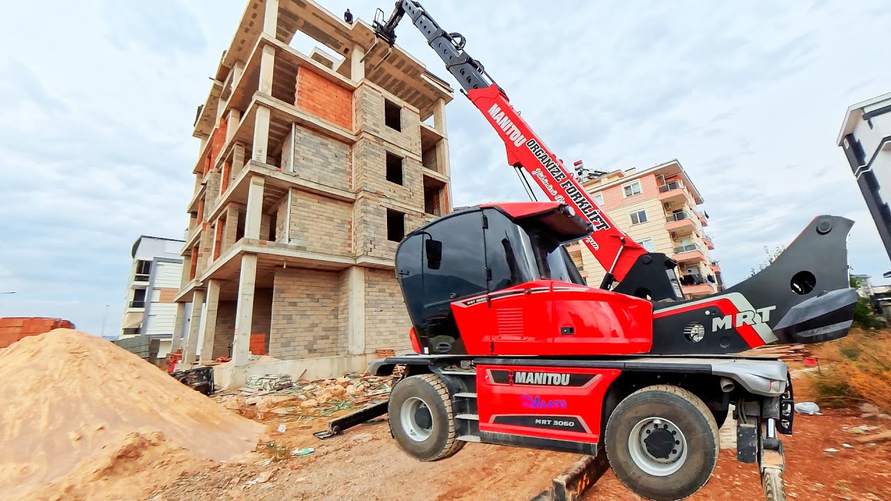 Manitou MRT 3060 Teleskopik Telehandler İŞ Makineleri Videoları VE Kepçe videoları Çeşitleri