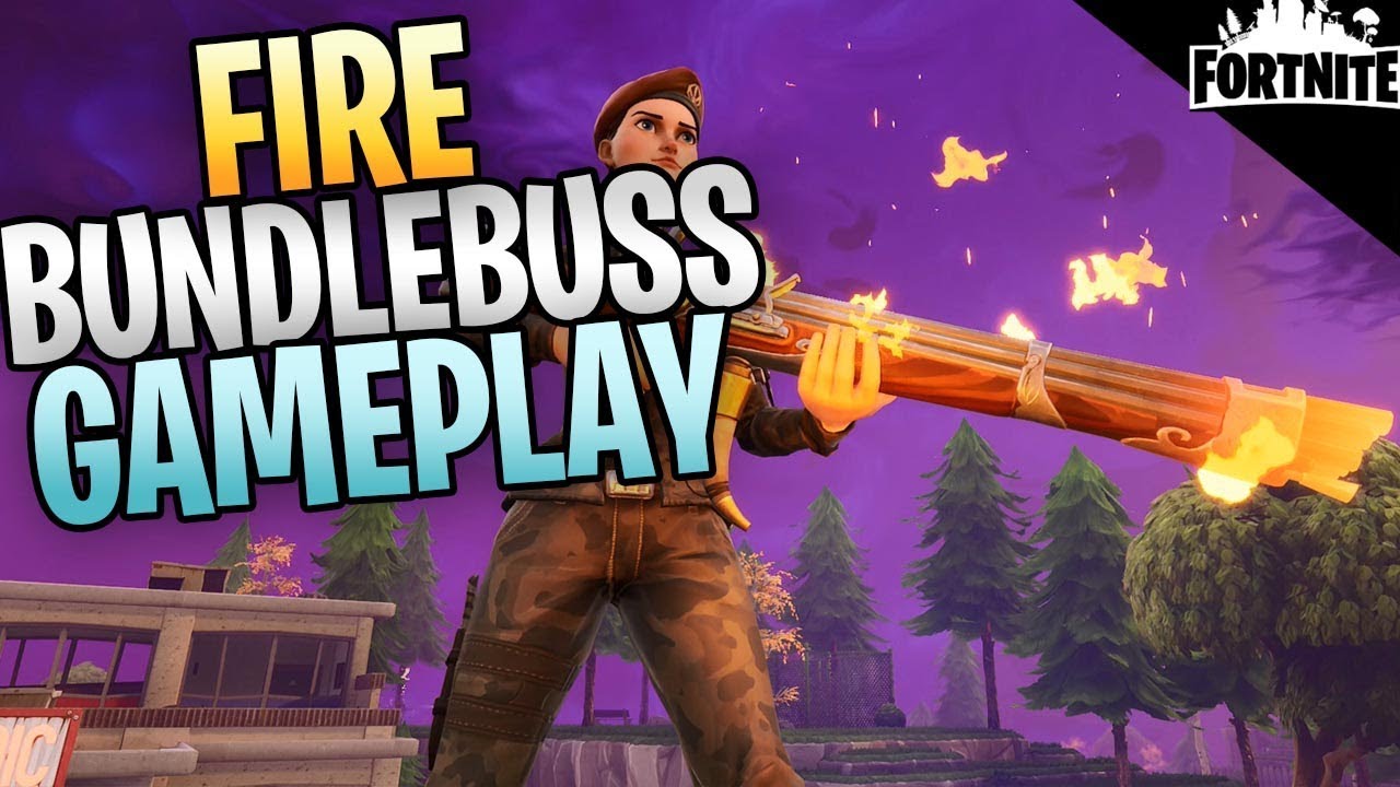 FORTNITE - Level 130 Brightcore Fire Bundlebuss Explosive Assault Rifle Save The World Gameplay