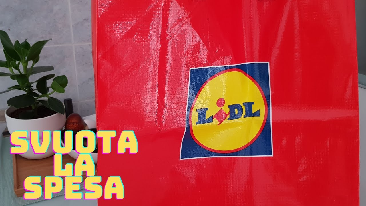 SVUOTA LA SPESA LIDL -  IL MIO FRIGO PIANGEVA - Alessandramakeupandnails