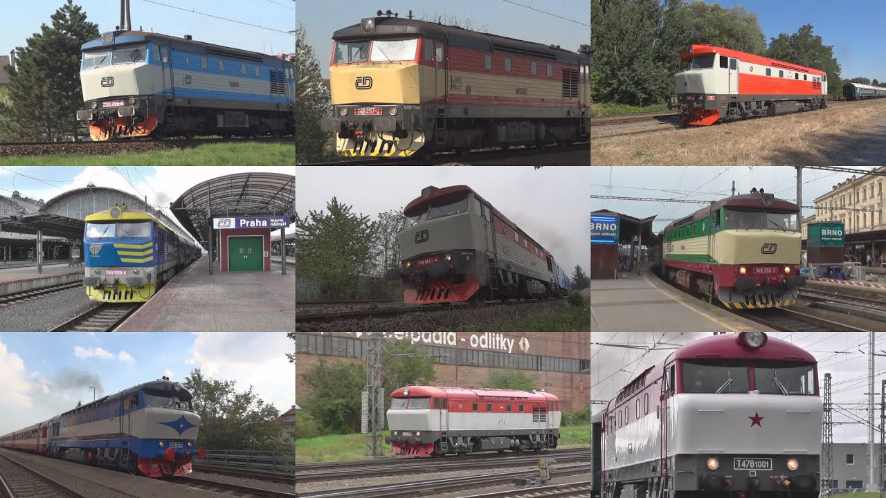 Motorové lokomotivy BARDOTKY BERTY ZAMRAČENÉ 2012 - 2022