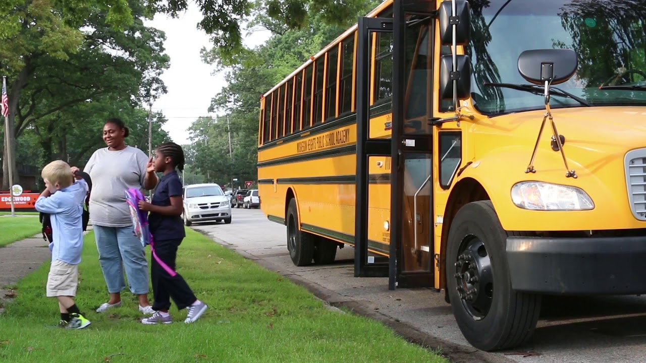 Muskegon Heights students welcomed back to school with first day 'fist bump'