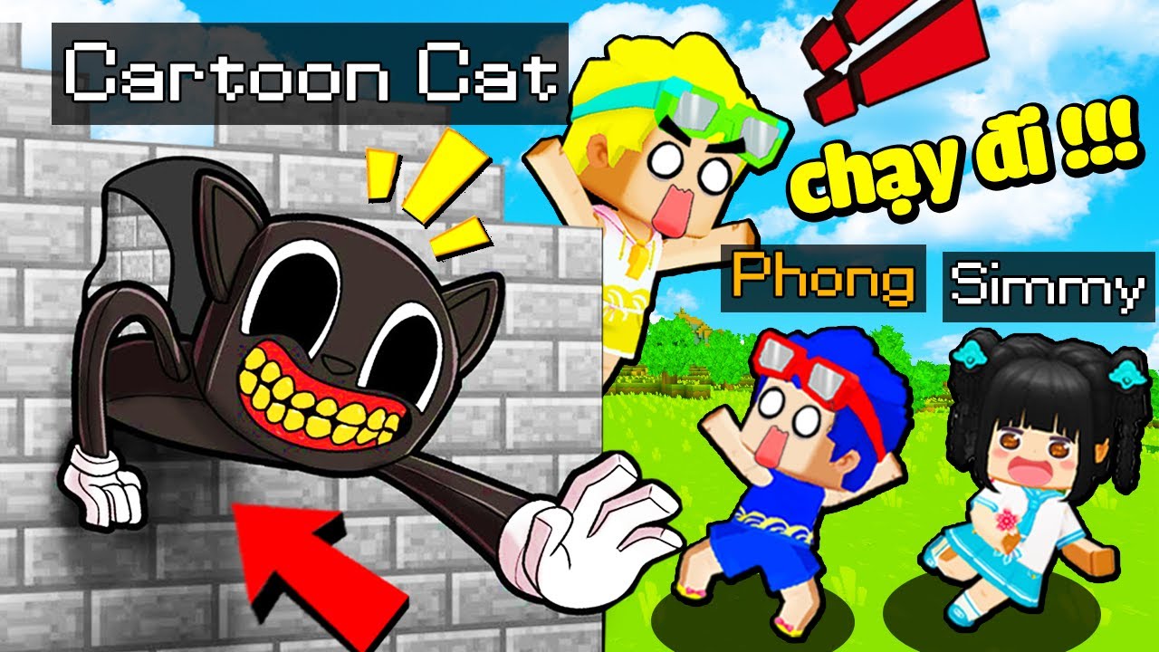 MRVIT GIẢI CỨU MÈO SIMMY KHỎI SCP CON MÈO HOẠT HÌNH*PHONG CẬN TIÊU DIỆT CARTOON CAT MINI WORLD !!!