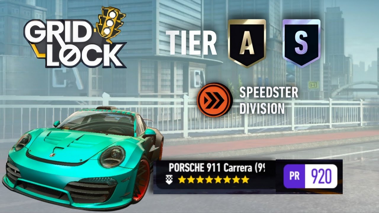 Gridlock UGR • Tunned Porsche 911 Carrera (991) • NFS: No Limits 2025