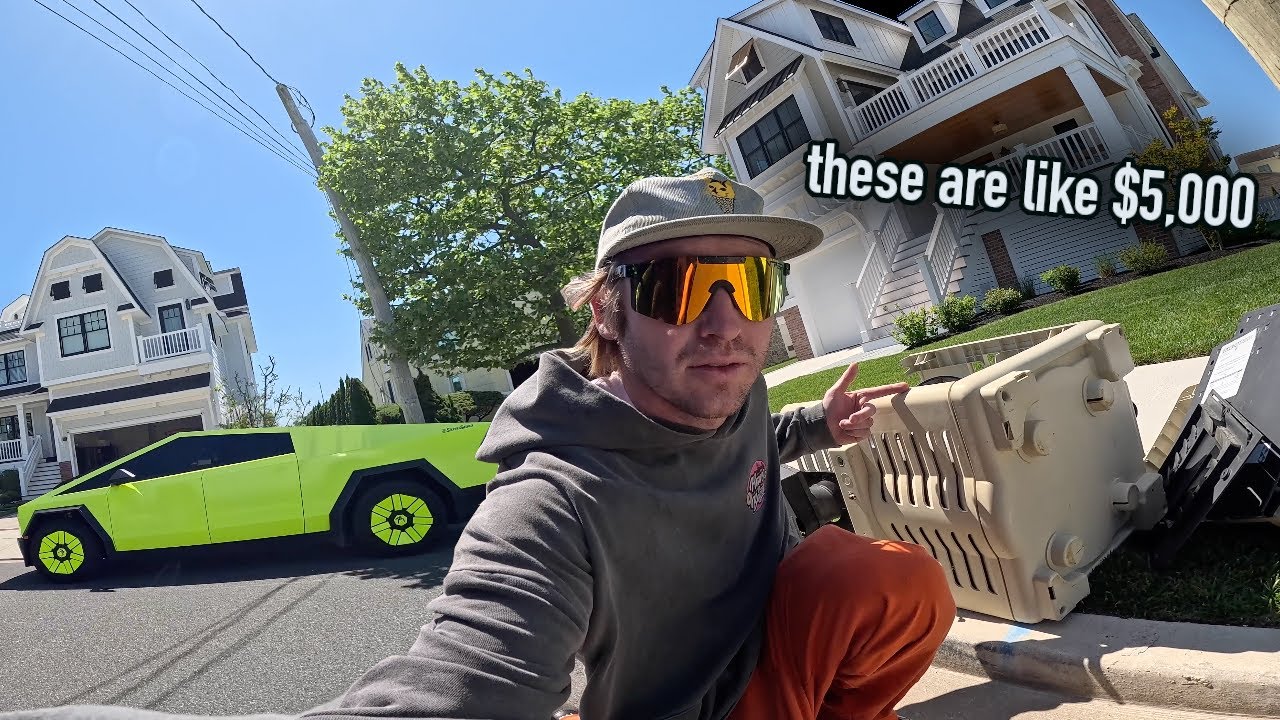 Bulk Trash Picking Million Dollar Beach Town With Trailer!