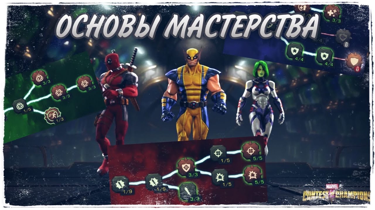 Основы мастерства. Что качать? Как критовать? Марвел Битва Чемпионов | Marvel Contest of Champions