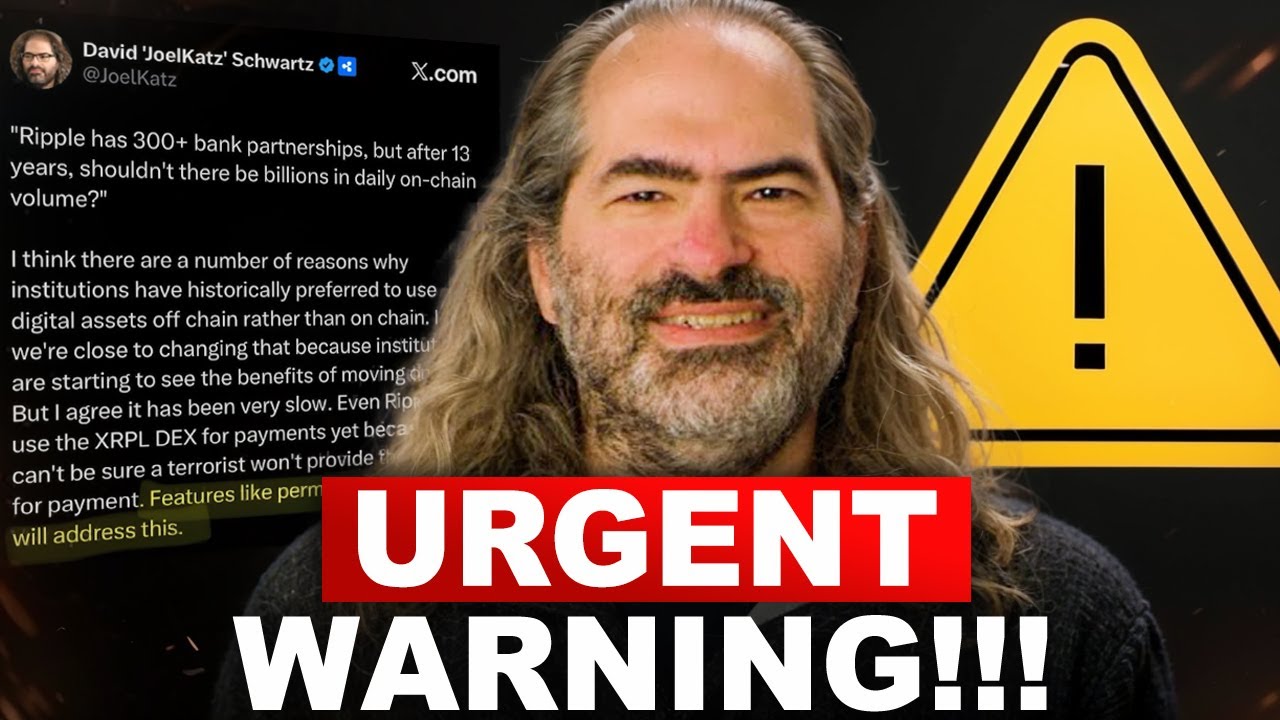 WARNING!!!! DAVID SCHWARTZ JUST DROPPED A XRP BOMBSHELL! (CRAZY STATEMENT)