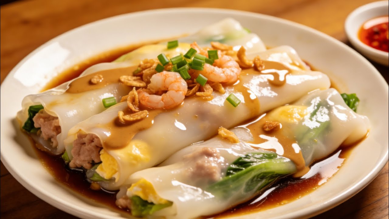 ⭕️ China廣東腸粉#food #live♨️