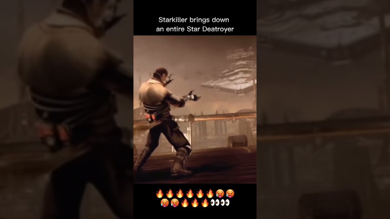 Starkiller is way too strong | #shorts #youtubeshorts #starwars #edit #edits #starkiller #fyp