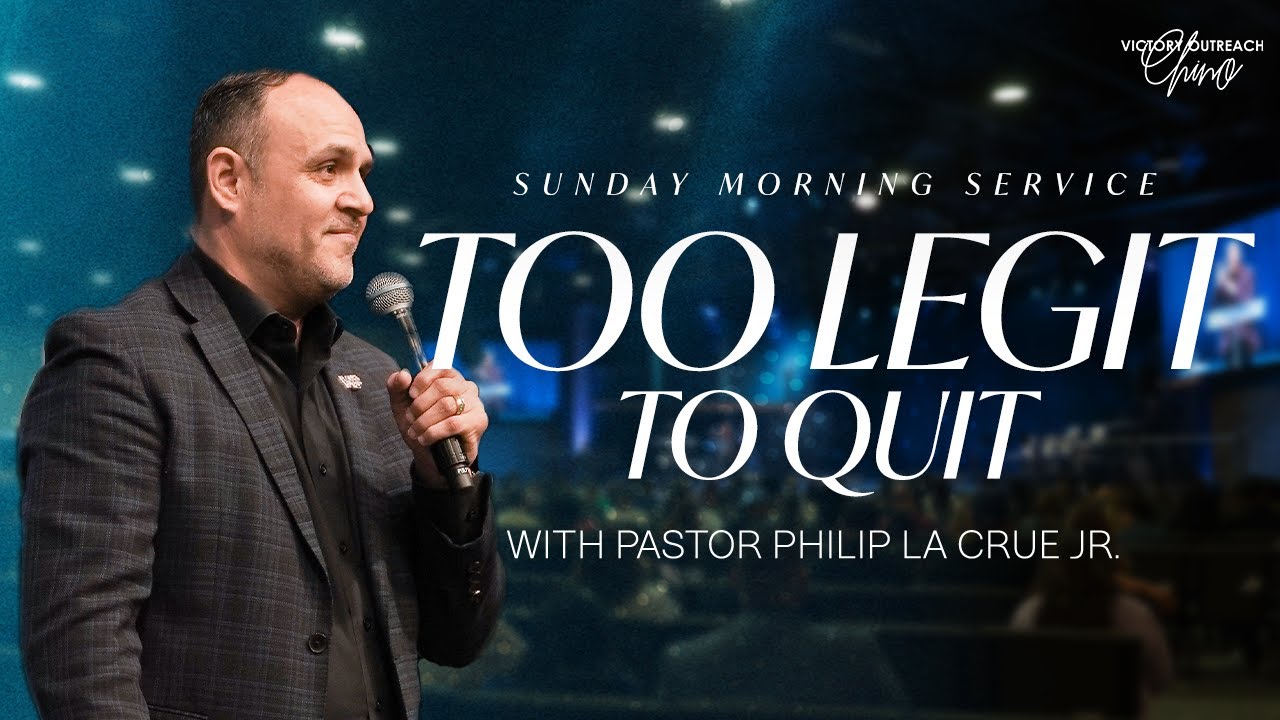 Too Legit to Quit! | Pastor Philip La Crue Jr. | Sunday Morning Celebration Service | 10am