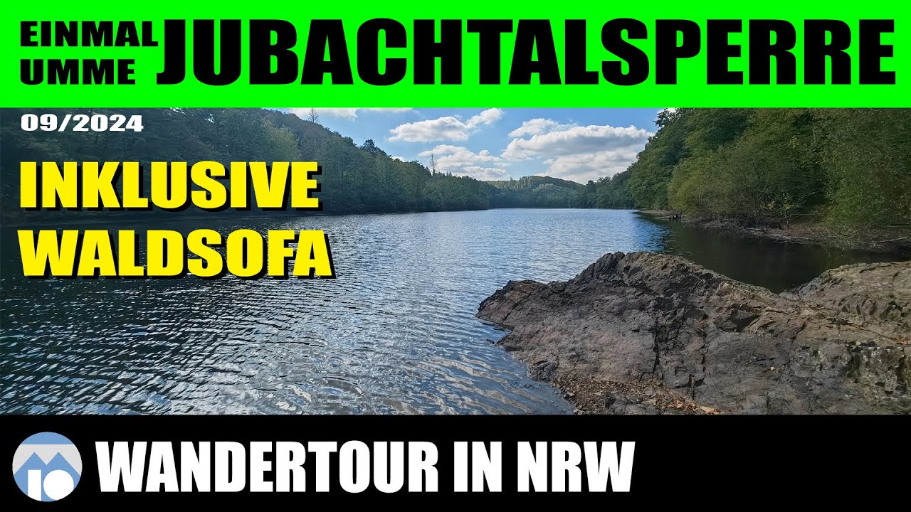 Einmal umme Jubachtalsperre (Wanderung in NRW)